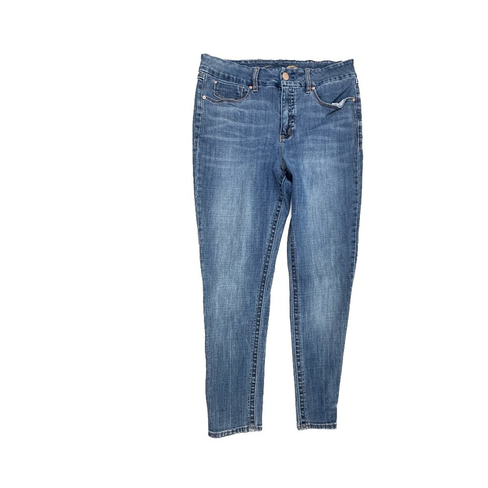 Seven7 Skinny Women's size 14 Dark Wash Blue Denim Jeans